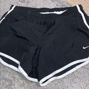 black nike shorts